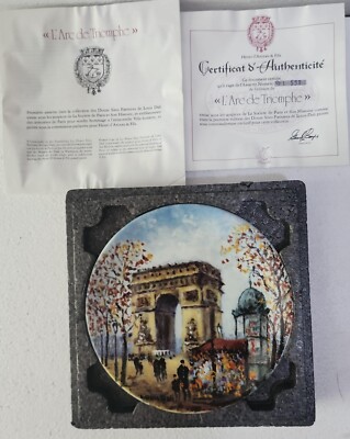 HENRI d'ARCEAU & FILS L'ARC DE TRIOMPHE PLATE