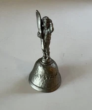 Vintage Keystone Ski Resort Souvenir Bell Rawcliffe Pewter 1980 2.75" H.