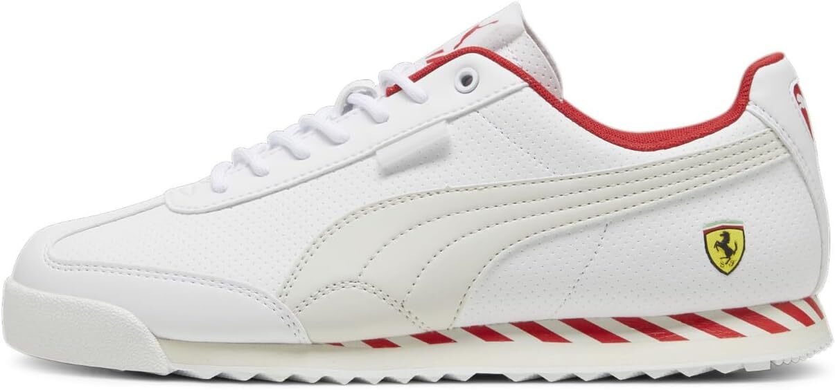 PUMA Men's Ferrari Roma Via Sneaker 13, Puma Whitevapor Gray eBay