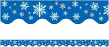 Teacher Created Resources Snowflakes Border 4139 