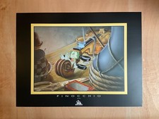 AFFICHE OFFSET DISNEY PINOCCHIO ÉDITION DEMONS & MERVEILLES 60X80 TTBE