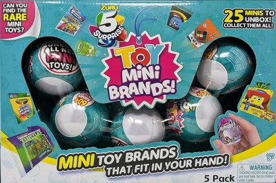 NEW - 5 Surprise Toy Mini Brands Ball By Zuru - 5 Pack - FAST SHIPPING 193052023599 | eBay