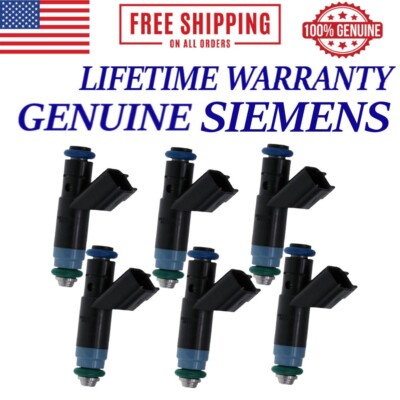 OEM 6X FUEL INJECTORS Fits 2005 2006 2007 Mercury Montego 3.0L V6 #4F9E-D6B