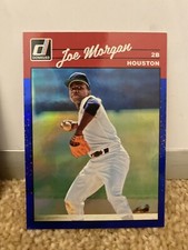 2023 Donruss Baseball Retro Base Holo Blue #261 Joe Morgan - Houston Astros