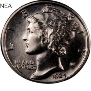 1924-D Mercury Dime ~ BU/Uncirculated ~ 90% Silver