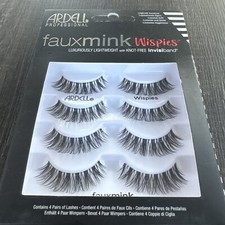 New Ardell False Lashes Faux Mink Demi Wispies 4 pairs BIN