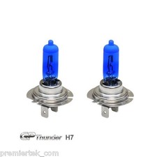 Gp Thunder Ii 7500k H7 Xenon Halogen Headlight Bulb 55w Super White 2 Bulbs