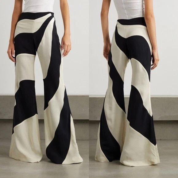 Crepe Flared Pants