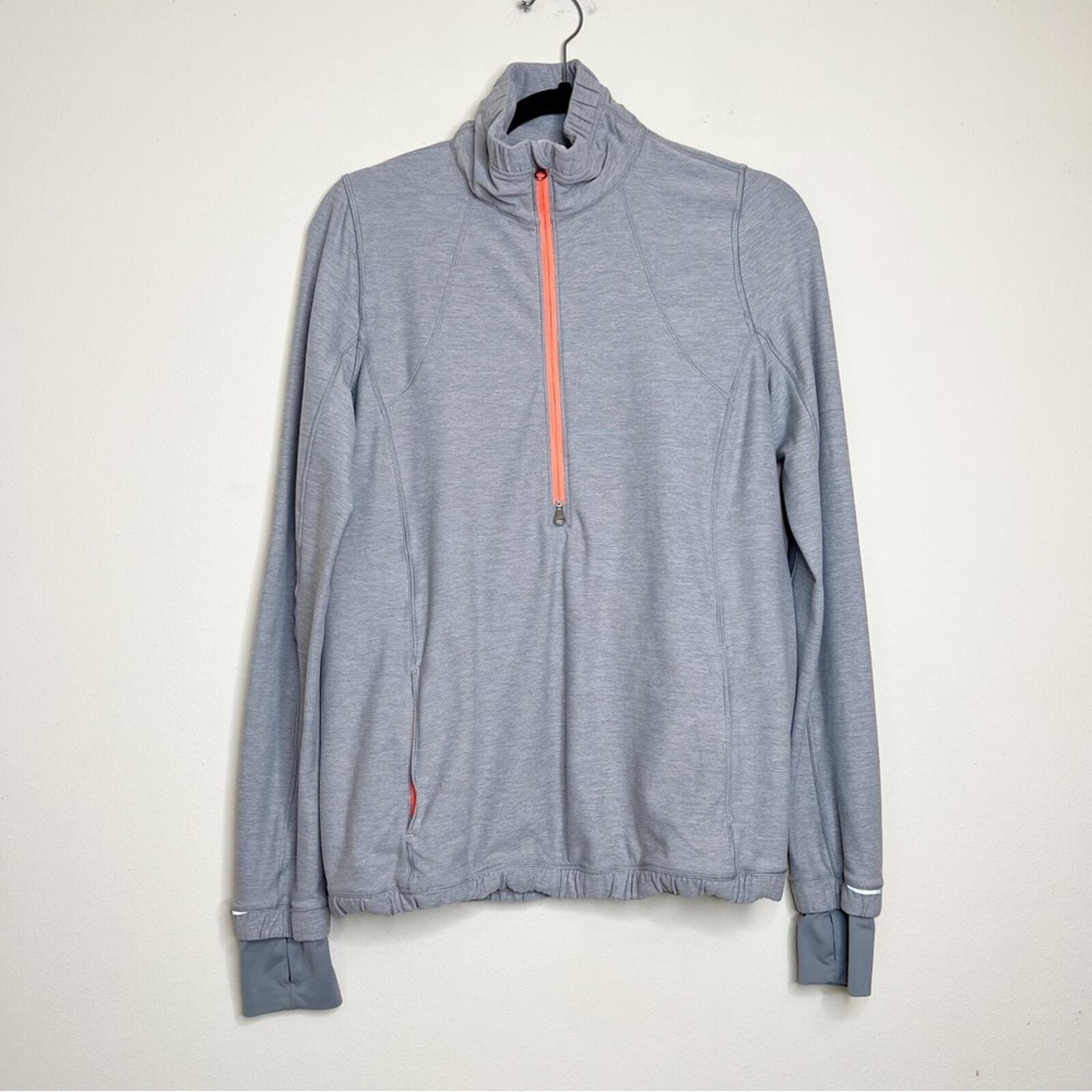 Lululemon Forthright 1/2 Zip Pullover Jacket Grey… - image 5