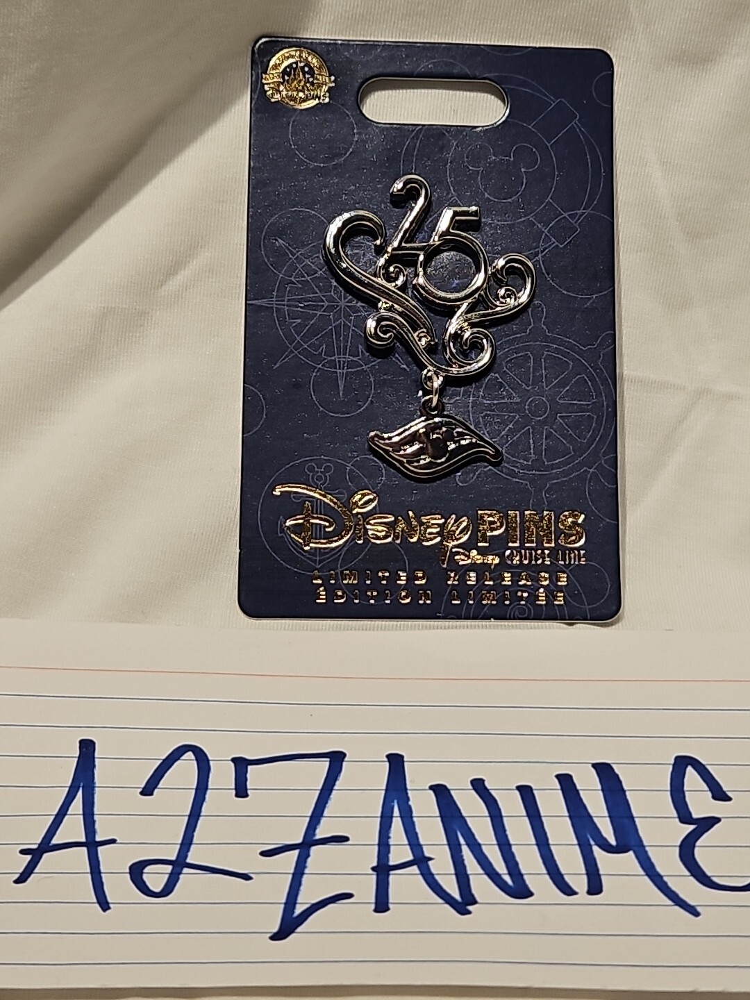 Disney Cruise Line DCL 25th Silver Anniversary Limited Release Pin