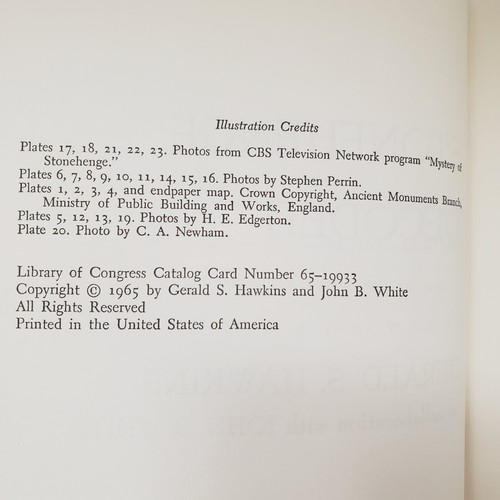 Stonehenge Decoded by Gerald S Hawkins Hardcover Book 1965 History - Picture 12 of 24