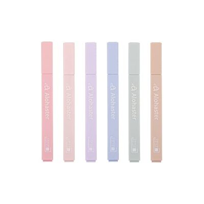  HPSIZEE Aesthetic Cute Highlighters Mild Assorted Colors With Soft Happiness