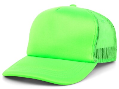 Unisex Plain Screen Foam Trucker Mütze/Neon/20£