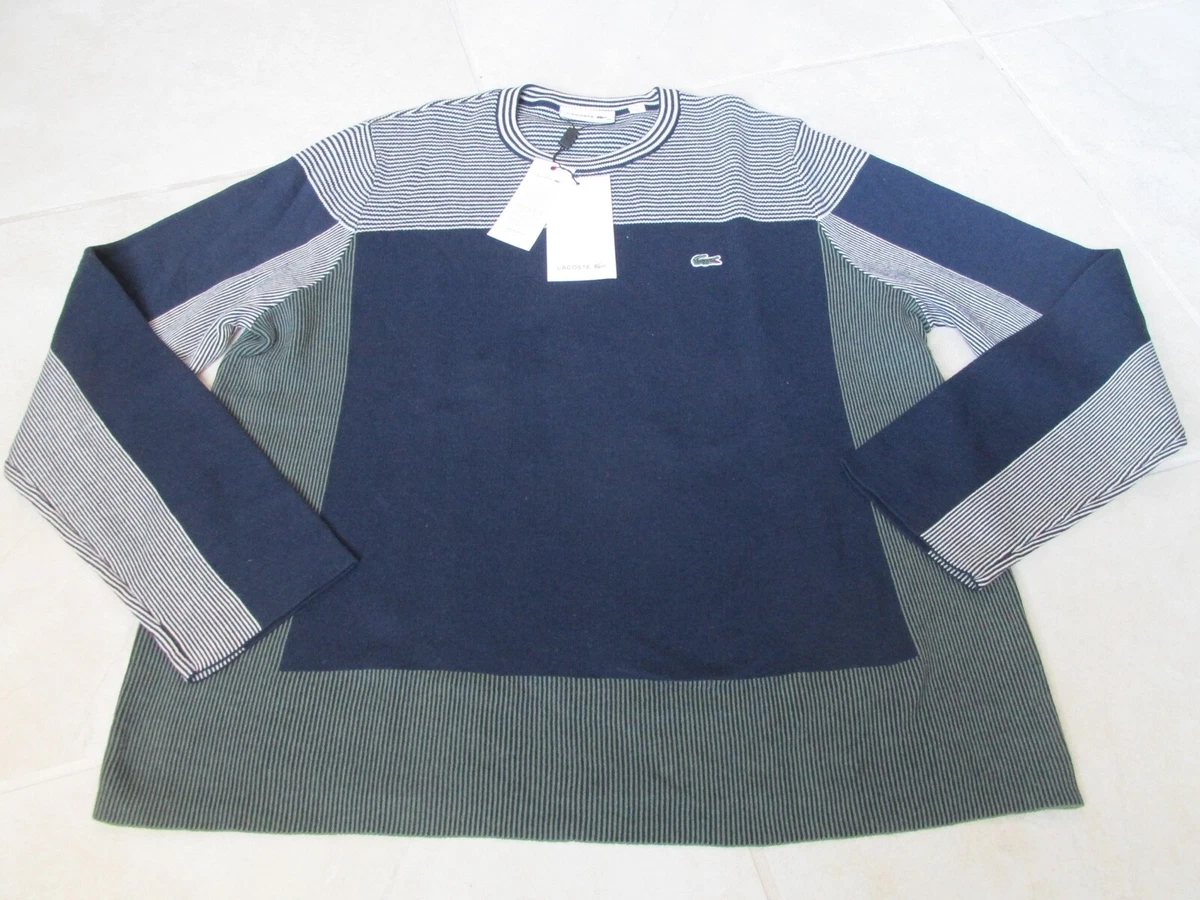 Lacoste colour block 2025 crew sweatshirt
