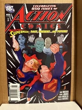 Action Comics #850 LG Very HTF Very Late Newsstand RARE (2007)