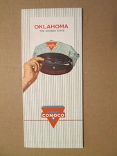 Conoco Map of Oklahoma 1961