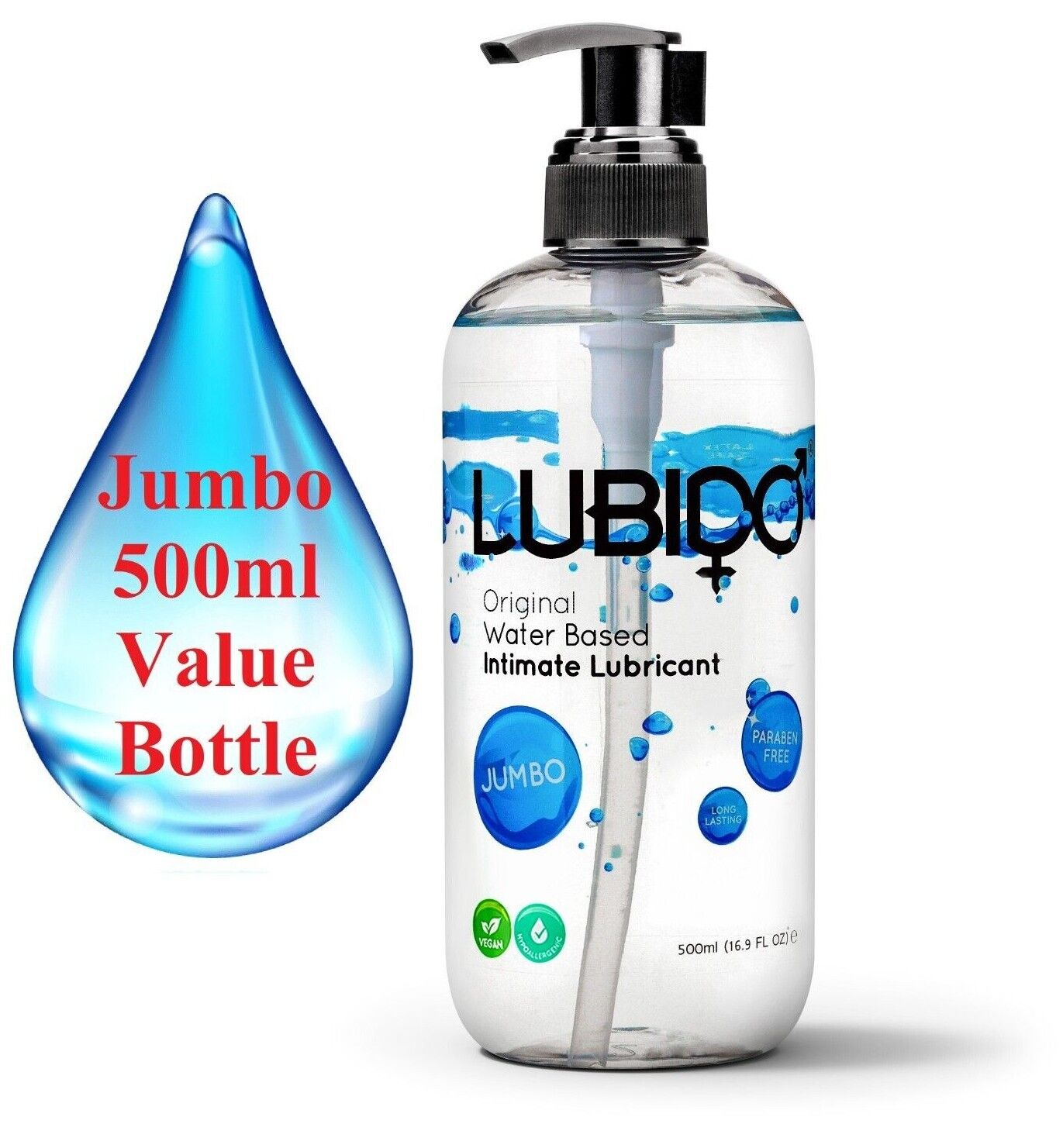 LUBE SEX LUBRICANT 500ml WATER BASED LUBIDO SUPER SLIK INTIMATE ANAL VAGINAL GEL 5060273290138 eBay pic