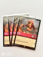 Disney Lorcana Scar Fiery Usurper 122/204 Common NM Card Regular 4x