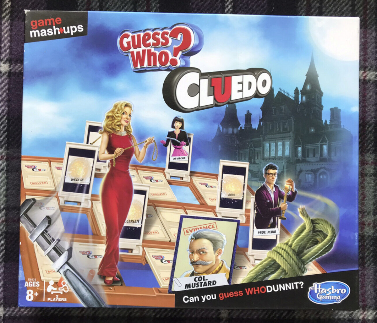 Clue Board Guess The Killer Board Game Clue Board Game Mystery