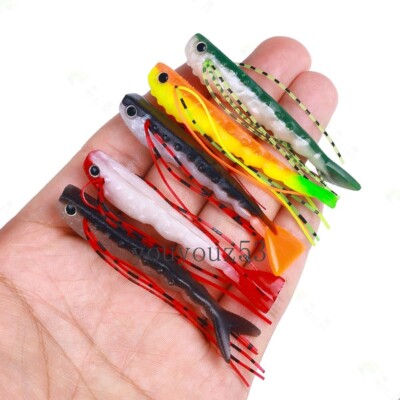 ebay fishing lures plastic jig Mr. Crappie Sausage Head Spins Pre-Rigged Crappie Thunder Monkey Shine / 1/8 oz Introducing the all 20Pcs Lead Jig Head Spinner