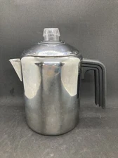 FARBERWARE Stainless Steel 4-8 Cup, Stove Top Coffee Pot Percolator Model #L7680
