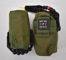 Lot of 2 PECI Flotation Support System w Green Pouch Black Bladder Genuine OEM