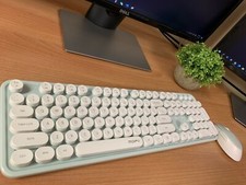 Mofii Sweet 2.4GHz Wireless Keyboard and Mouse set for PC/Laptop/Mac-Multicolor