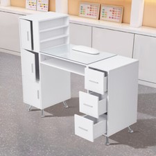 Professional Manicure Table Nail Technician Desk Beauty Salon Workstation Tables