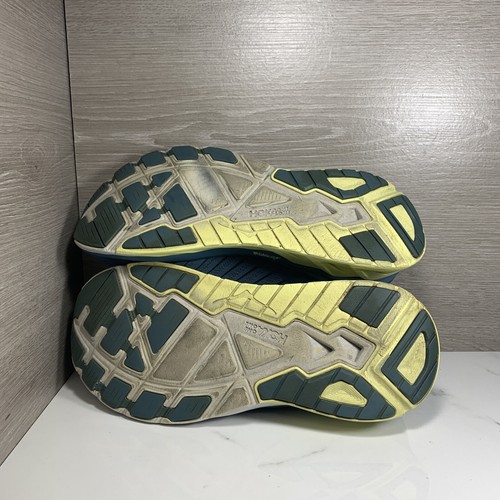 HOKA One One W ARAHI 3 Sz 9 Steel Blue, Yellow & White Women's Athletic Shoes - Afbeelding 13 van 13