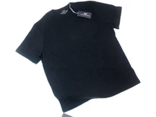 Vineyard Vines Men's T-Shirt, Solid Black, Short Sleeve Pocket Tee Medium, New