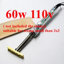 Electric Branding Iron Heat Embosser Stamping Tool For Logo Custom Creation