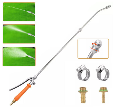 29" Spray Wand Brass Barb Match 1/4" & 3/8" Sprayer Wand Hoses for Weed  Garden | eBay