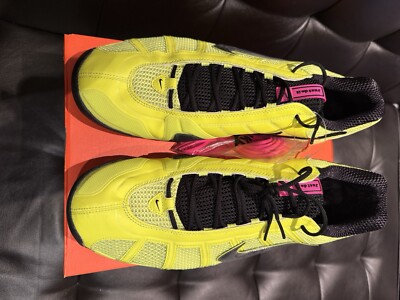 DS MENS NIKE AIR ZOOM FENCER NEON 321088-999 SIZE 14 FENCING | eBay
