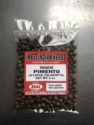 Pimento 16 ounces Jamaican brand Allspice Fresh  flavor. 100% natural quality.