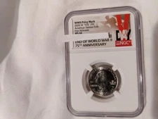 2020 W American Samoa Park NP Quarter 25c NGC MS 66 First Releases Bat Coin VDay