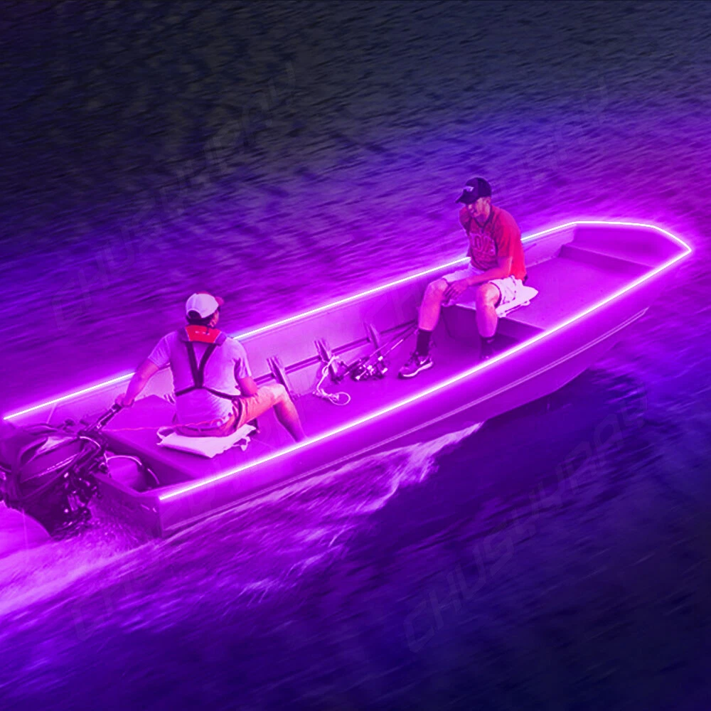 5M LED Black Light Night Fishing LED Strip UV Ultraviolet boat