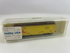 N Scale Model Power 3508 Refrigerator Atlantic & Pacific Yellow Reefer