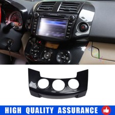 Ajuste para Toyota RAV4 2006-2012 fibra de carbono central botón control cubierta embellecedor