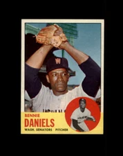 1963 Topps Baseball #497 Bennie Daniels STARX 8 NM/MT  (CS123417)