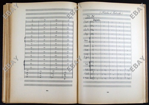 partitura musicale 3°atto film muto CABIRIA capolavoro di Giovanni Pastrone 1914 - Picture 9 of 12