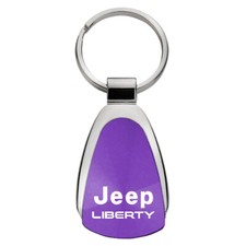 Jeep Liberty Teardrop Key Chain Purple Jeep Liberty Teardrop Key Chain Purple