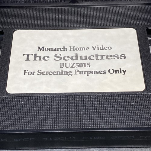 The Seductress VHS Tape 2000 Shauna O'Brien Gabriella Hall Game Of Seduction - Picture 8 of 8