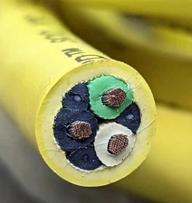 12’ 16/3 SOO Yellow Portable Cord 600V TPC Wire  87193 / 84312 Super Trex [A7S4]