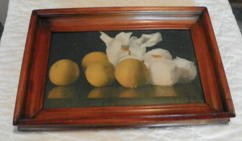 Marco de fotos naranja con estampado de fruta - Imagen 1 de 1