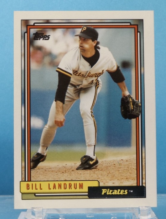 1992 Topps #661 - Bill Landrum - Pittsburgh Pirates - Near Mint | eBay
