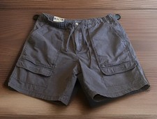 VTG OP Ocean Pacific Shorts Cargo Canvas Outdoors Blue Men Medium 100 Cotton