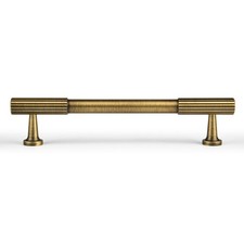2 Pack Solid Brass Cabinet Pulls, 5-inch 128mm Hole Center Vintage Bronze V...