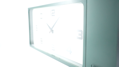 DULTON Double Face Wall Clock Rectangle Dark Green H21-0362DGN