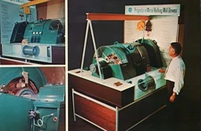 General Electric Rolling Mill Motor Exhibit Mastercraft NY Giant Postcard
