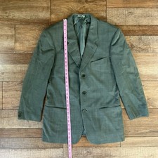 Giorgio Armani Blazer 38S Green Wool Sport Coat Le Collezioni Italy Men's 29C9